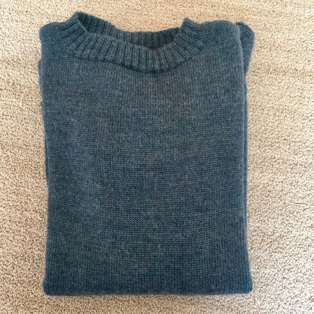 WoolOvers 100% Pure Wool Knitted Guernsey Sweater